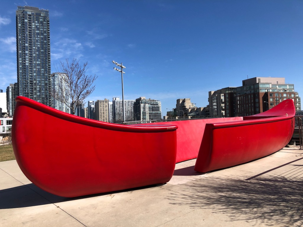 Red Canoe designed by Douglas Coupland.